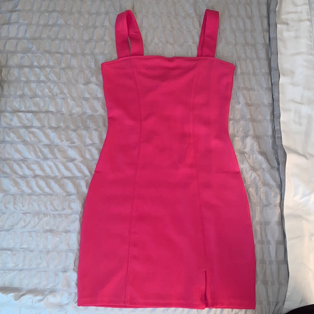 Hot Pink Mini Dress